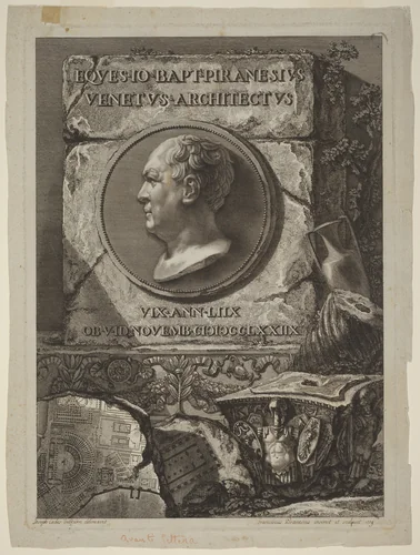 Giovanni Battista Piranesi by Francesco Piranesi, print, 1779