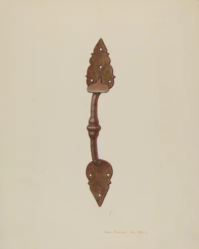 Suffolk Latch by Regina Henderer, index of american design, 1939