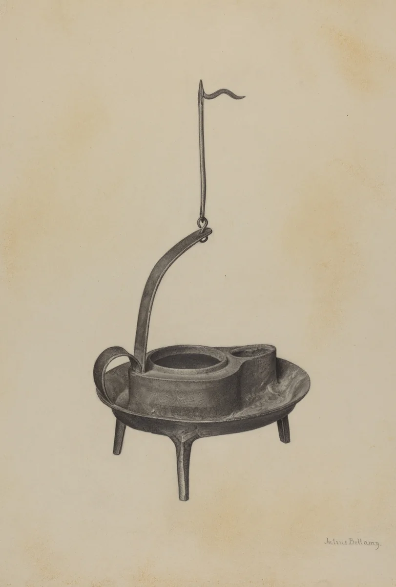 Betty Lamp by Julius Bellamy, index of american design, 1941