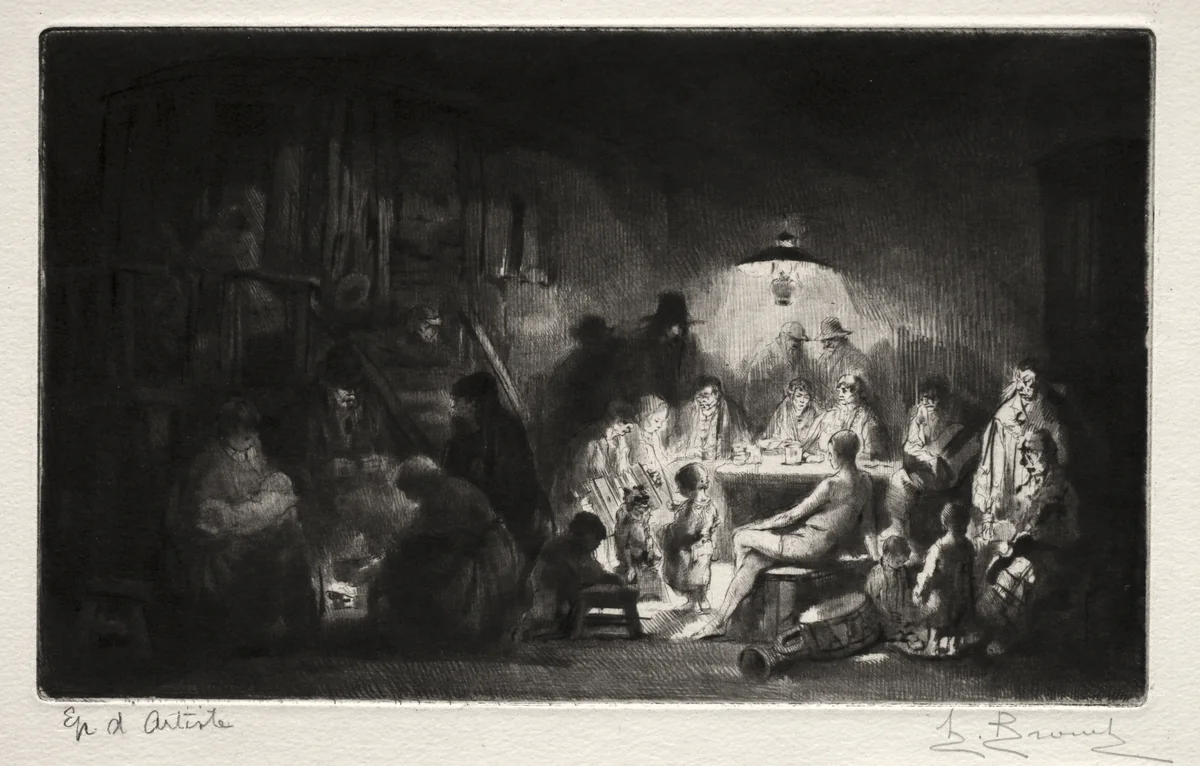 The Franconian Circus by Auguste Brouet, print, 1890-1925