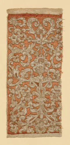 Fragment by Italy, textile, 1601-1700