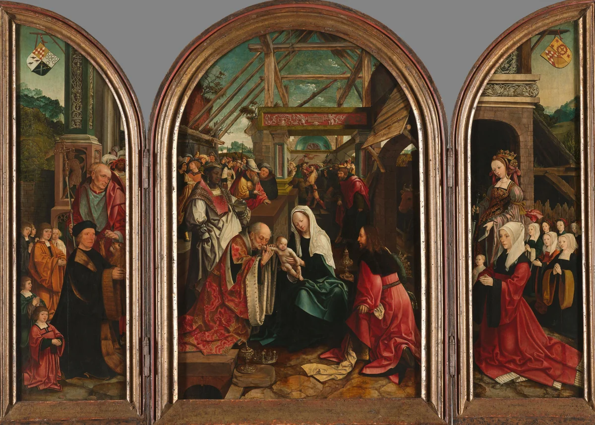 The Adoration of the Magi by Jacob Cornelisz van Oostsanen, painting, 1517