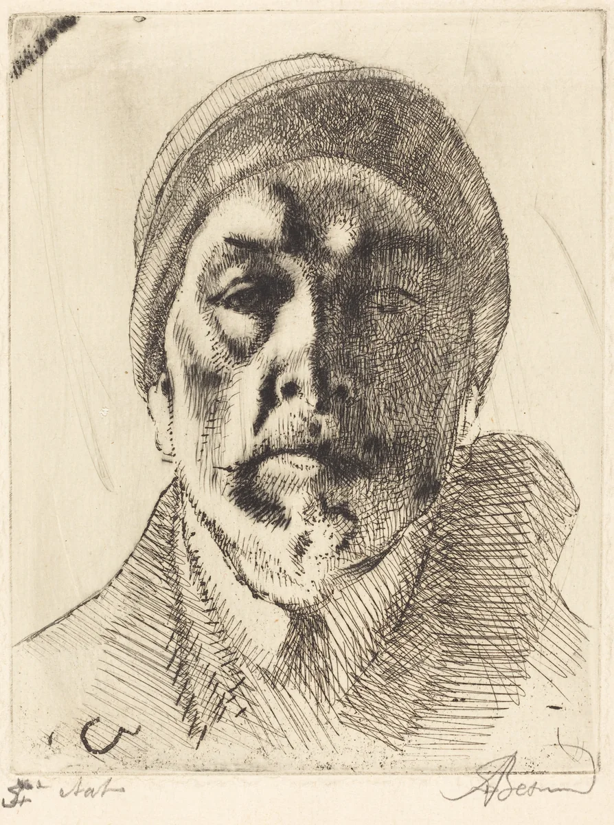 Self-Portrait by Albert Besnard, print, 1919