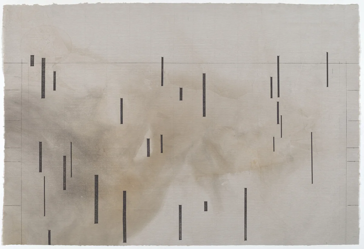 Global Village 37-48 [top] by John Cage, print, 1989