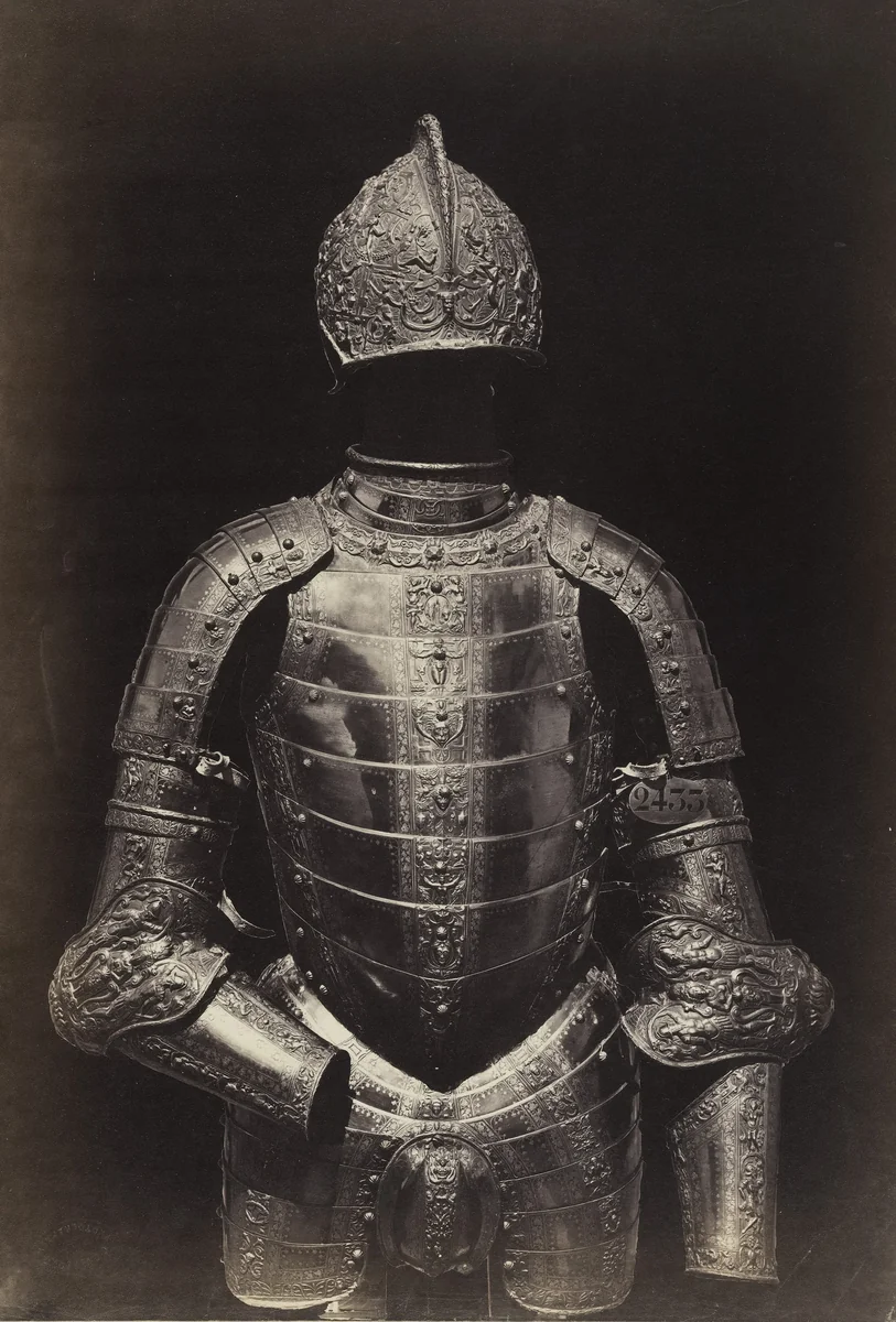 Royal Armoury, Madrid, Armour of Philip II by Jane Clifford, photograph, 1865