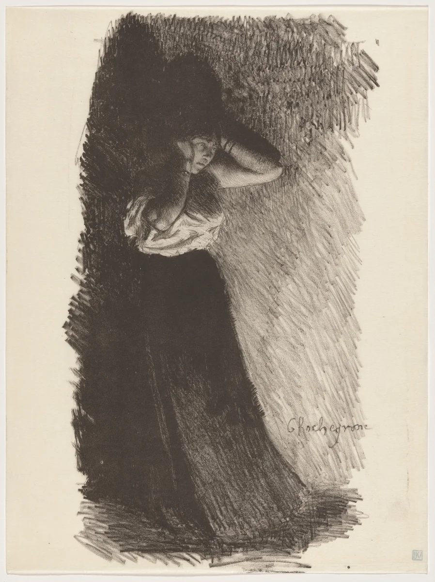 Etude by Georges Rochegrosse, print, 1895