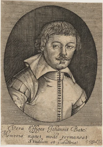 John Bate, Writer by George Gifford, print, 1635