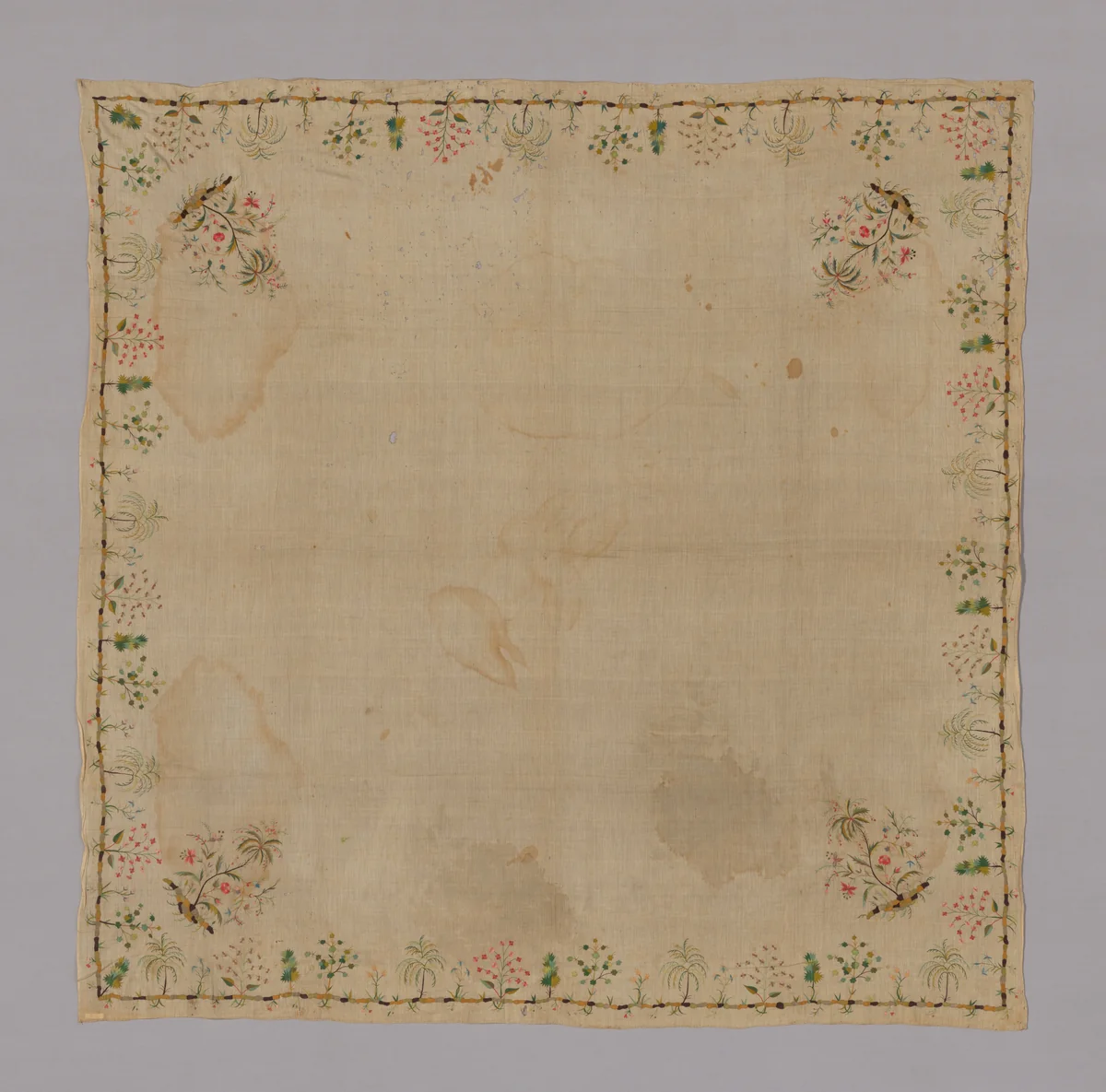 Cover or HandKerchief by Turkey, Istanbul, textile, 1850-1875