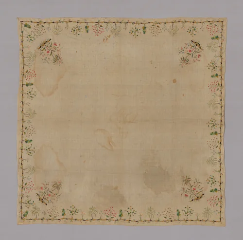 Cover or HandKerchief by Turkey, Istanbul, textile, 1850-1875