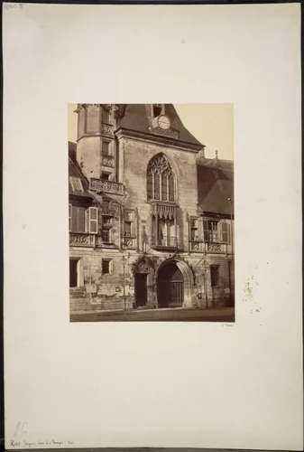 Hotel Jacques Coeur at Bourges by Constant Alexandre Famin, photograph, 1860-1870