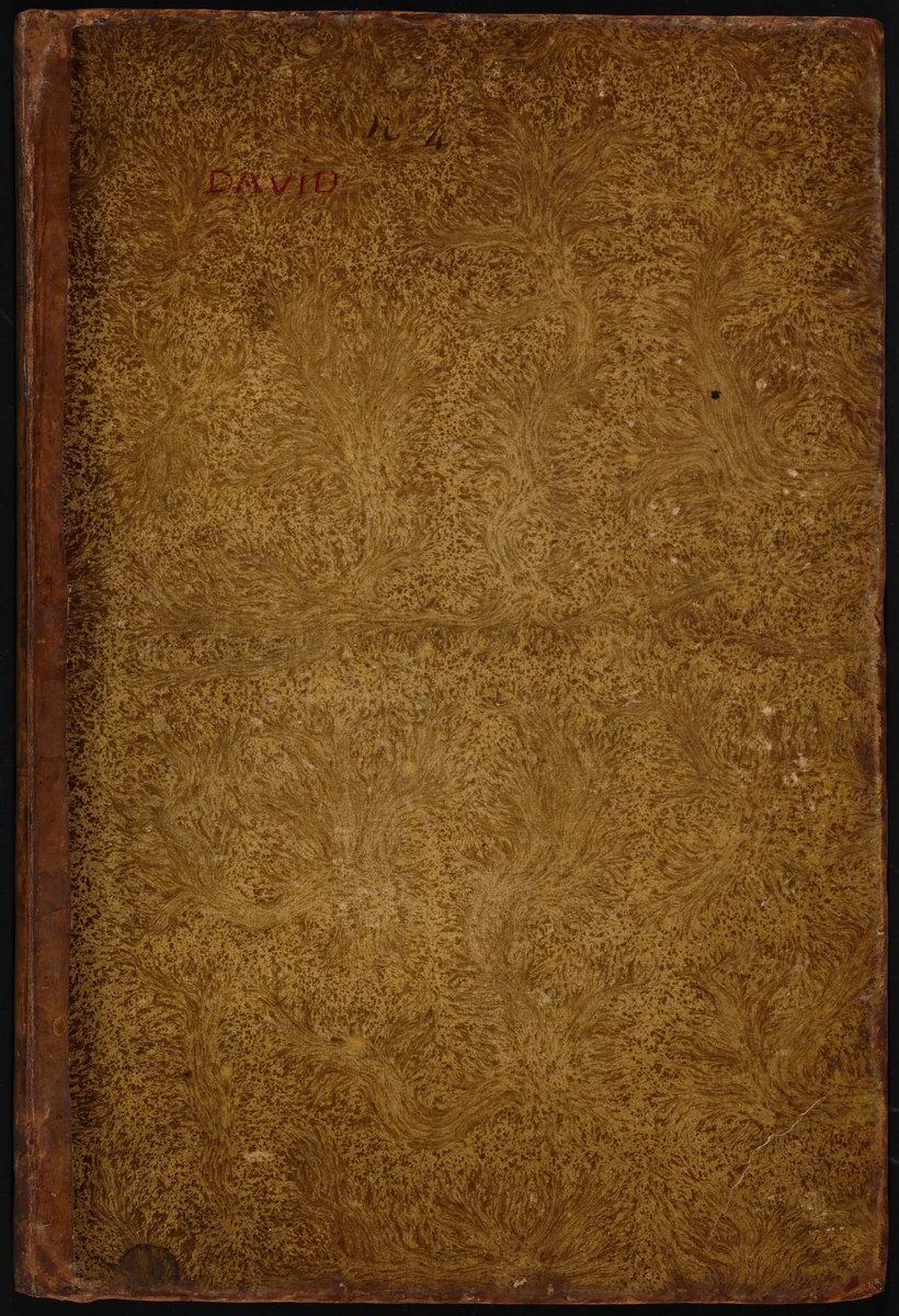 Roman Album No. 4: Italian Landscapes and Antiquities by Jacques-Louis David, volume, 1775-1780