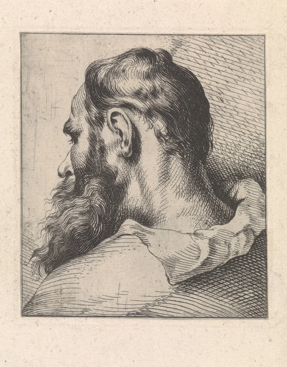Buste van een apostel by Theodorus van Kessel, print, 1630-1660