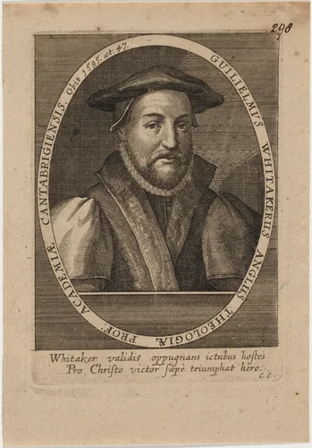 William Whitaker, D.D. by Klemens Ammon, print, 1650