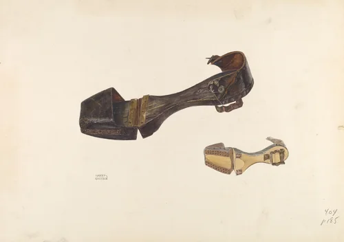 Woman's Clogs by Harry Grossen, index of american design, 1938