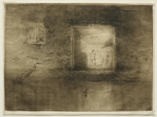 Nocturne: Furnace by James McNeill Whistler, print, 1886