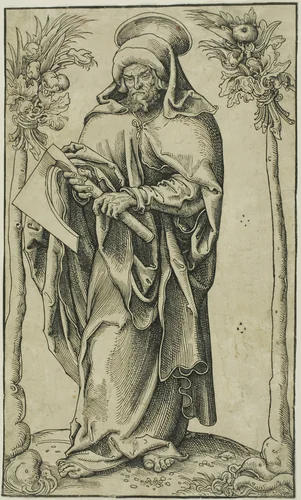 Saint Matthias, from Christ, the Apostles and Saint Paul by Lucas Cranach the Elder, print, 1505-1515