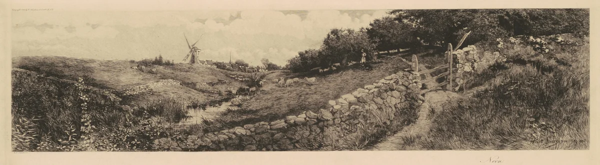Noon by Henry Pruett Share
Christian Klackner, print, 1886