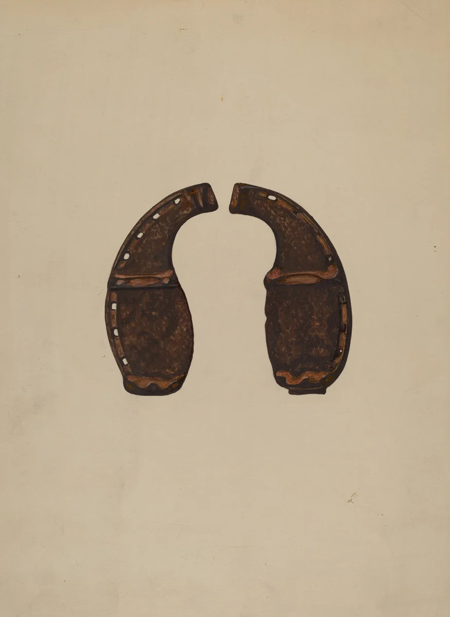 Ox Shoes by Walter Praefke, index of american design, 1936