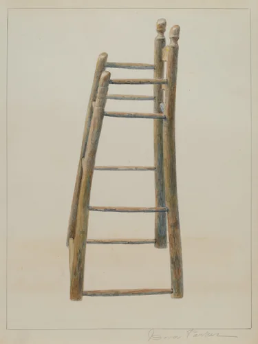 Child's High Chair by Cora Parker, index of american design, 1938