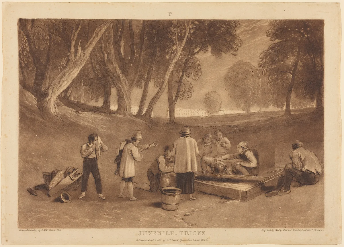 Juvenile Tricks by William Say
Joseph Mallord William Turner, print, 1811
