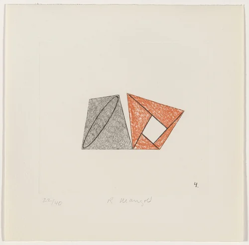 Pages, 4 by Robert Mangold, portfolio, 1989