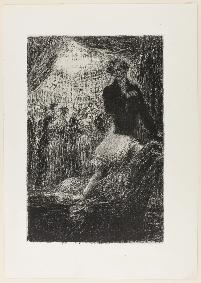 Symphonie Fantastique: A Ball, from Hector Berlioz, sa vie et ses oeuvres by Henri Fantin-Latour, print, 1888