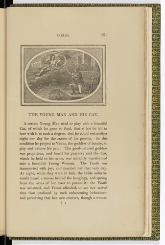 Headpiece (page 361) from The Fables of Aesop by Thomas Bewick, illustrated book, 1818