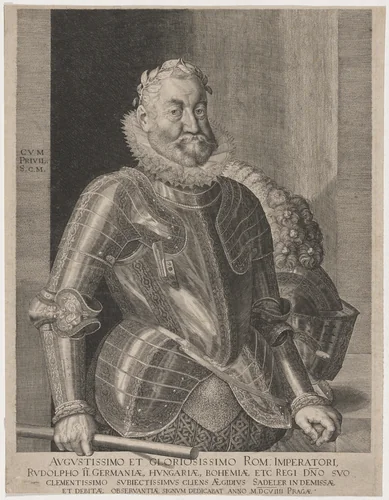 Emperor Rudolph II by Aegidius Sadeler II, print, 1609