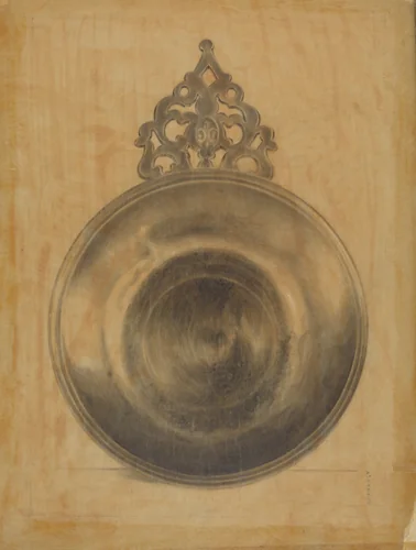 Pewter Porringer by Harry Goodman, index of american design, 1937