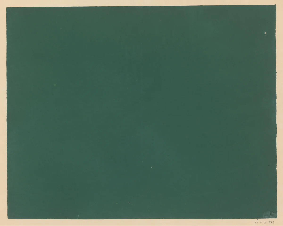 Effen groen papier by anonymous, other, 1800-1900