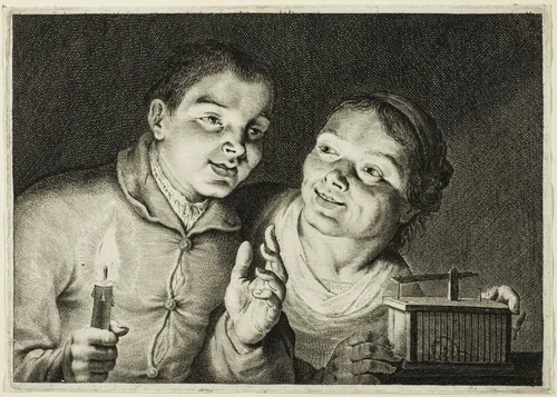 The Mousetrap by Cornelis Visscher, print, 1650-1660