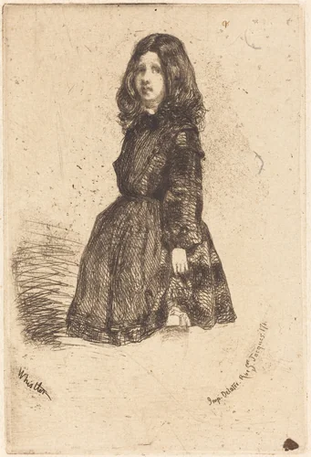 Annie by James McNeill Whistler
Auguste Delâtre, print, 1857-1858