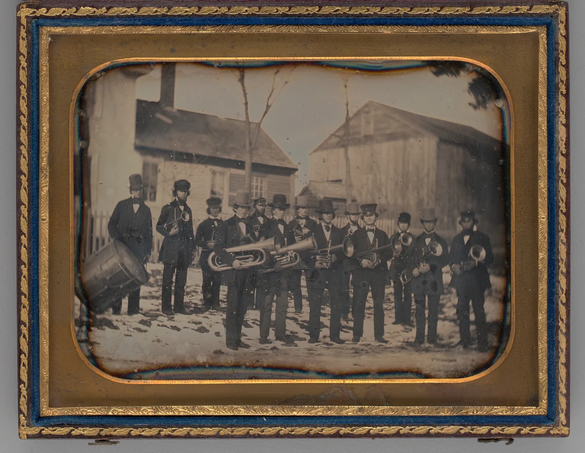 Untitled (Brass Band) by Unknown maker, other, 1852