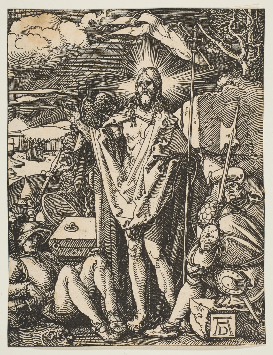The Resurrection, from "The Small Passion" by Albrecht Dürer, print, 1510