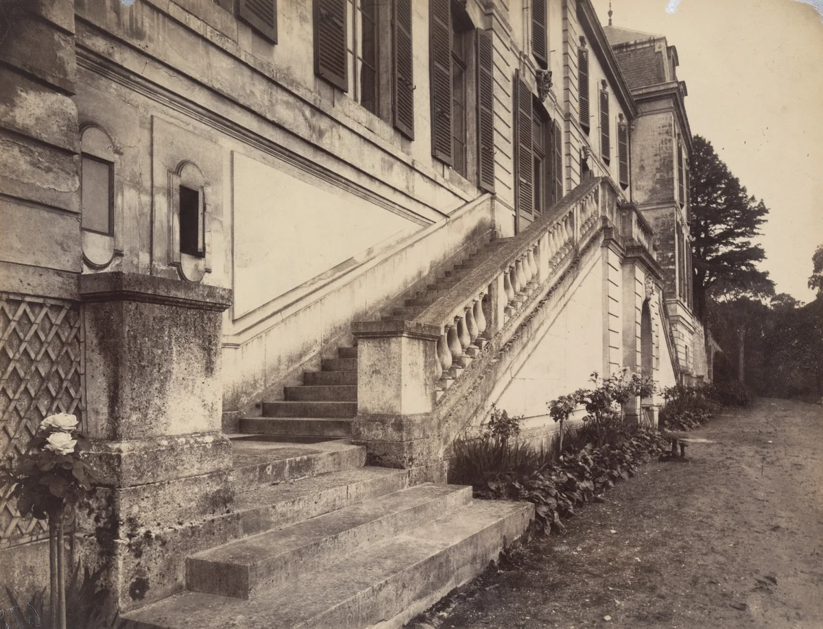 Château de La Celle, Saint-Cloud by Eugène Atget, photograph, 1911
