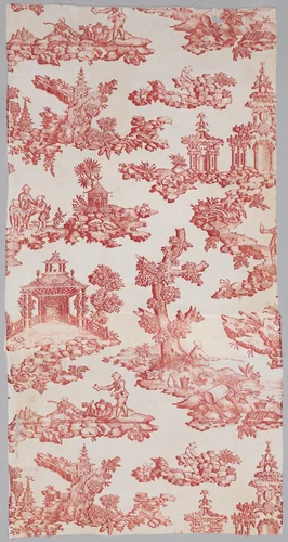 Pagoda by Nixon & Co., textile, 1700-1799
