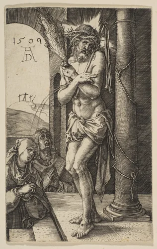The Man of Sorrows, from "The Passion" by Albrecht Dürer, print, 1509