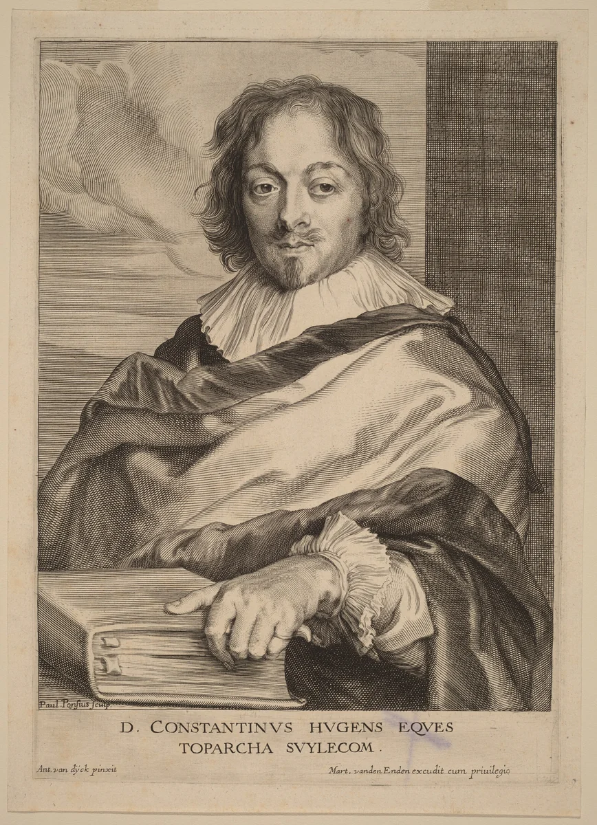 Constantijn Huygens by Paulus Pontius
Sir Anthony van Dyck, print, 1626-1636