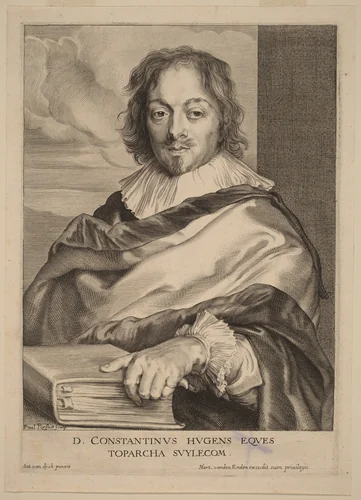 Constantijn Huygens by Paulus Pontius
Sir Anthony van Dyck, print, 1626-1636