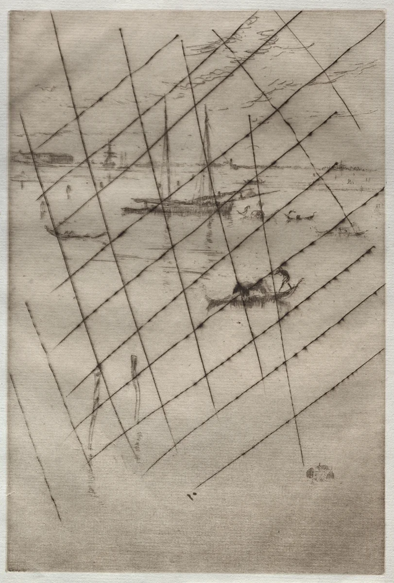 The Little Lagoon by James McNeill Whistler, print, 1880