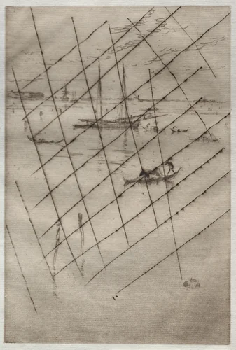 The Little Lagoon by James McNeill Whistler, print, 1880