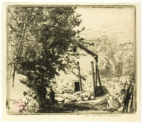 Little Poigny by Donald Shaw MacLaughlan, print, 1906