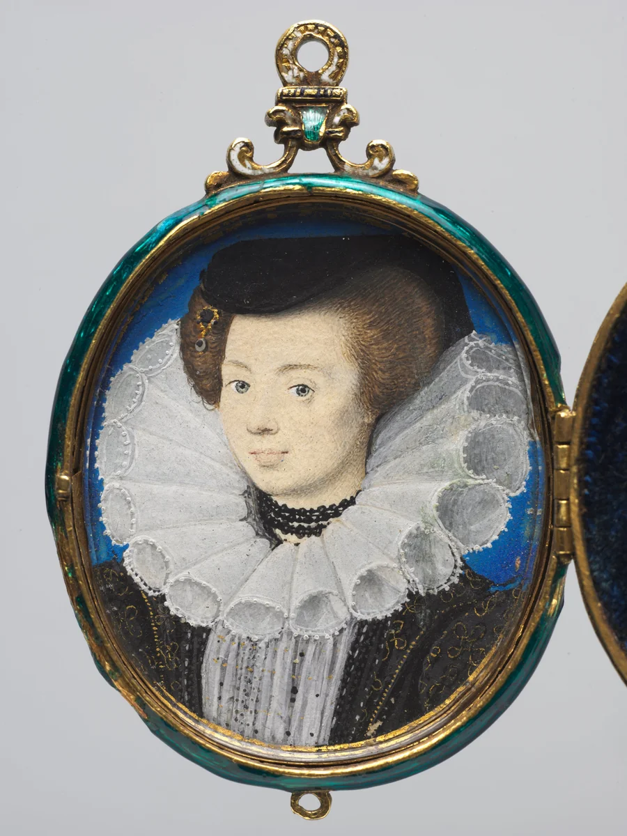 Portrait of a Woman by Nicholas Hilliard, painting, 1588-1598