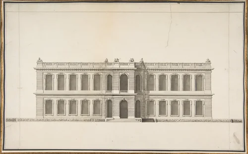 Elevation of a House by anonymous, drawing, 1700-1800