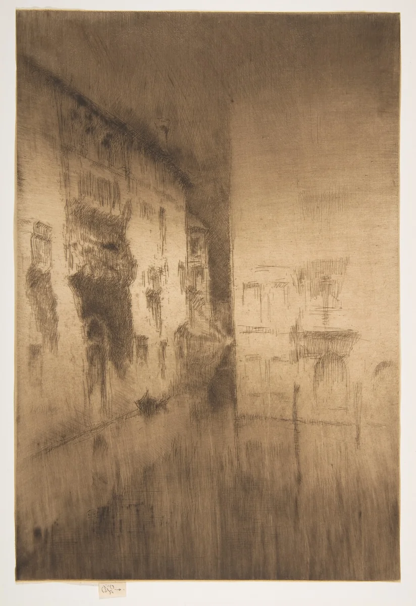 Nocturne: Palaces by James McNeill Whistler, print, 1879-1880