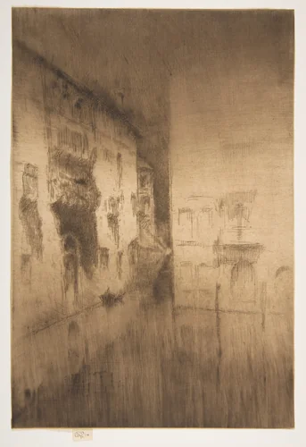 Nocturne: Palaces by James McNeill Whistler, print, 1879-1880