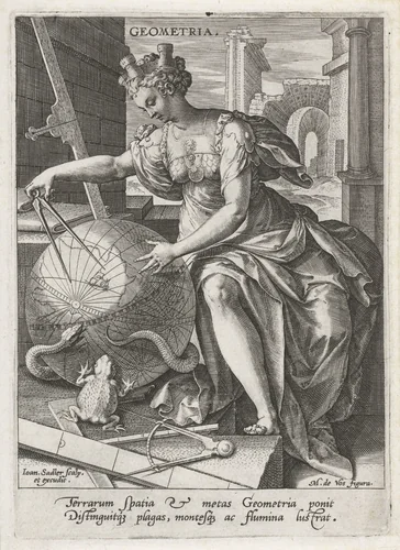 Geometrie by Unknown, print, 1560-1600