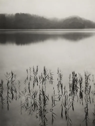 Lake Yamanaka by Fukuhara Roso (福原 路草), photograph, 1940