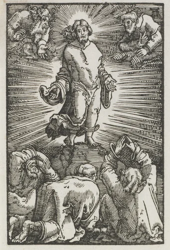 The Fall and Redemption of Man: The Transfiguration by Albrecht Altdorfer, print, 1510-1520