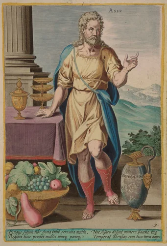 Aser by Jan Sadeler I, portfolio, 1585